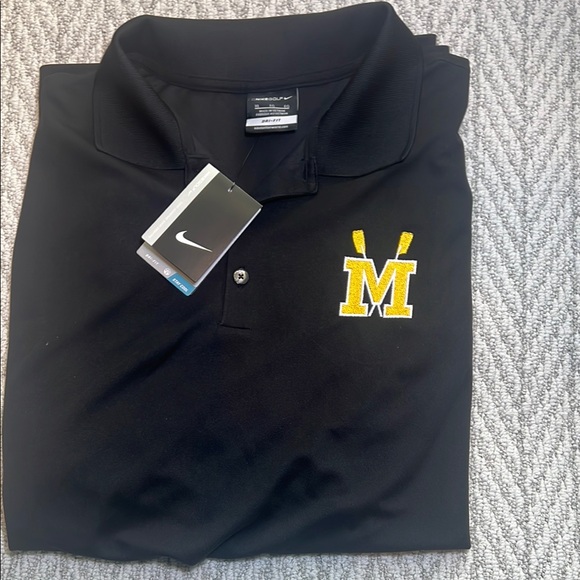 Nike Other - Nike‎ Golf Black Polo Shirt Dri Fit - XL
